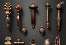 Виды мебельных ручек