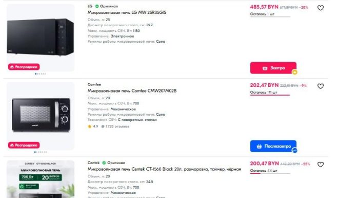 На какие инновационные функции микроволновок обратить внимание