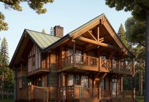 Правила ухода за домом из бруса