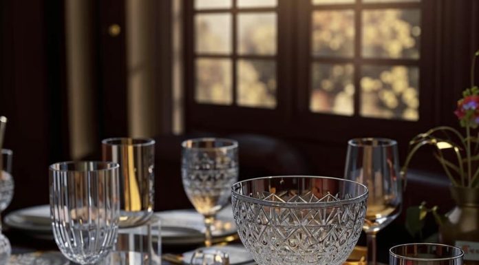 Преимущества посуды из фарфора и хрусталя