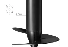 Этапы монтажа винтовых свай