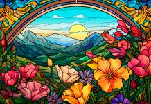 Витражи оконные: технологии, разновидности и особенности использования в современном интерьере