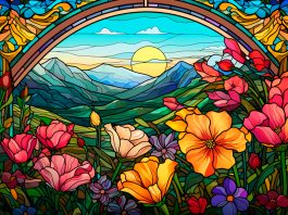 Витражи оконные: технологии, разновидности и особенности использования в современном интерьере