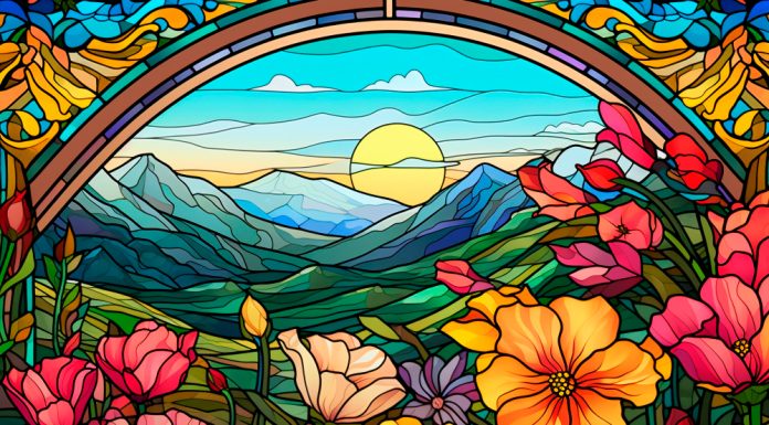 Витражи оконные: технологии, разновидности и особенности использования в современном интерьере