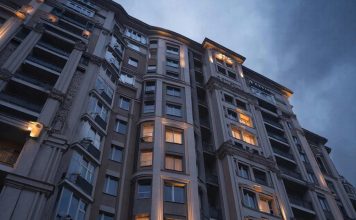 Освещение фасадов: эстетика, безопасность и функциональность современного здания