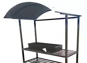 Мангалы с крышей: комфорт и практичность барбекю