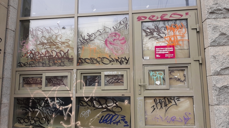 Добрались и до Ахматовой: петербуржцы возмутились «творениями» хулиганов с баллончиками