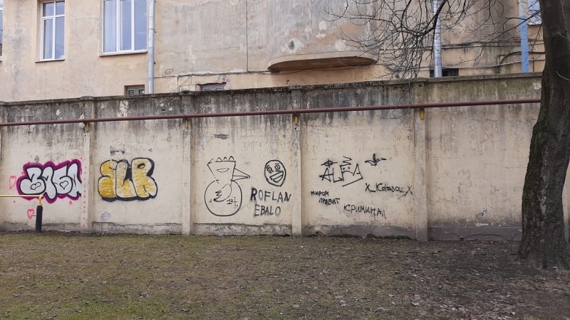 Добрались и до Ахматовой: петербуржцы возмутились «творениями» хулиганов с баллончиками