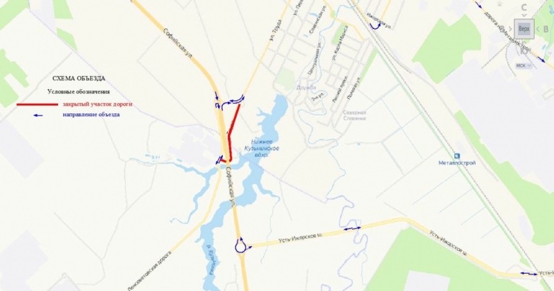 Движение под «мостом глупости» на Софийской закроют с 13 марта