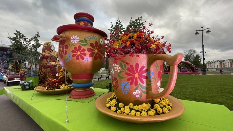 Фестиваль цветов подарил пасмурному Петербургу яркие краски и аромат лета