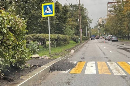 Москвичей возмутил несуразный новый бордюр