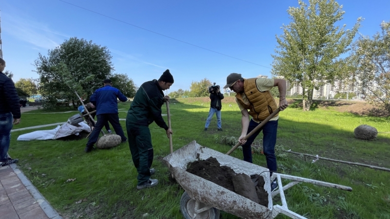 На Васильевском острове появится сквер «Осенний марафон»