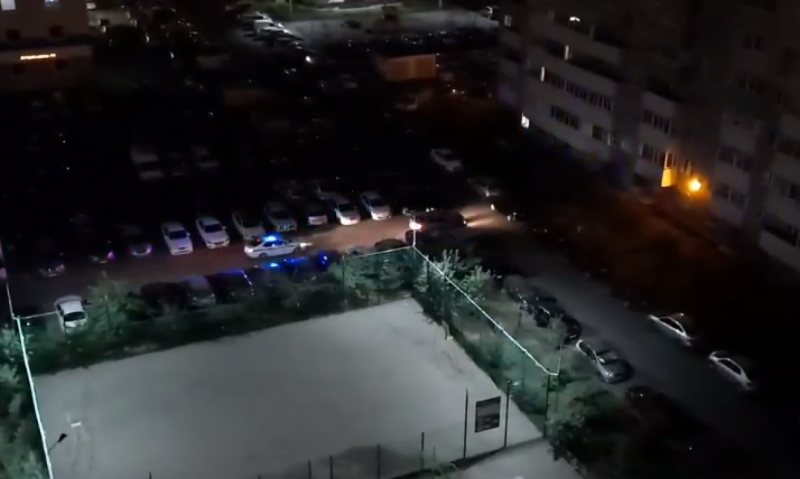 Очевидцы засняли полицейскую погоню в Шушарах