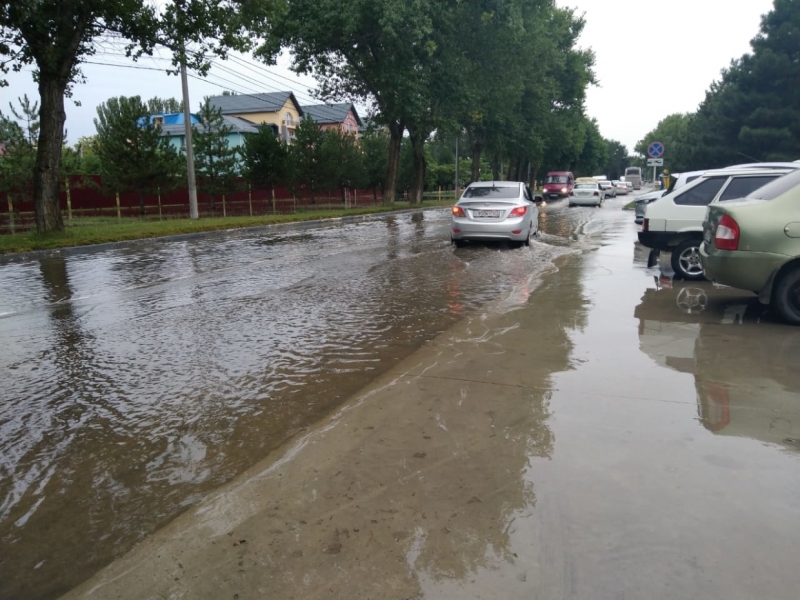 Петербурженка показала Анапу в разгар потопа