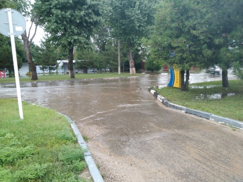 Петербурженка показала Анапу в разгар потопа