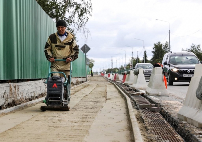 Реконструкция дороги между Нарьян-Маром и поселком Искателей выполнена на 85 %