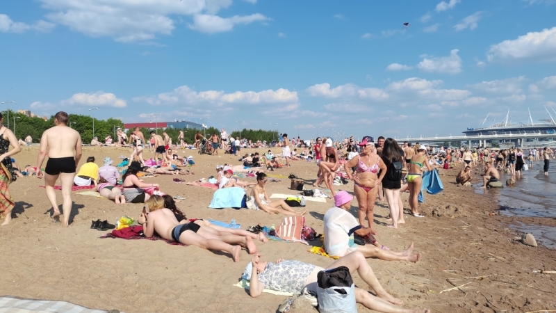 Солнечная и аномально жаркая погода ждет Петербург 4 июля