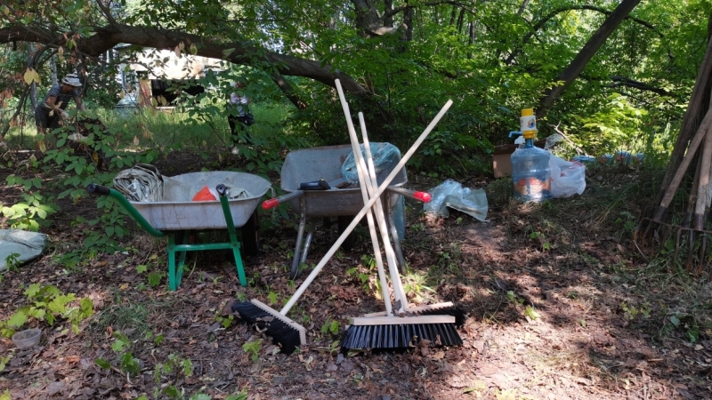 В Петербурге убрались у памятника деревянной архитектуры «Дача Лесснера»