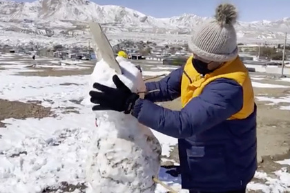 В самом засушливом месте на Земле выпал снег