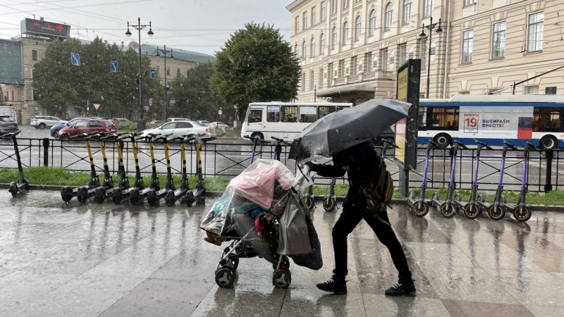 Ветра и дожди заморозят петербуржцев до следующих выходных