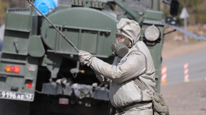 Военные обработают Петропавловскую крепость перед салютом в честь Дня Победы