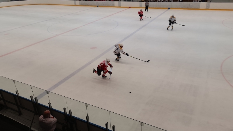 Звезды Петербурга и Москвы сыграли хоккейный матч в поддержку Олимпийской сборной